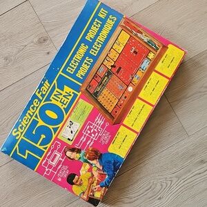 Vintage 80s Radio Shack Science‎ Fair 150 In 1 Electronic Project Kit *Working
